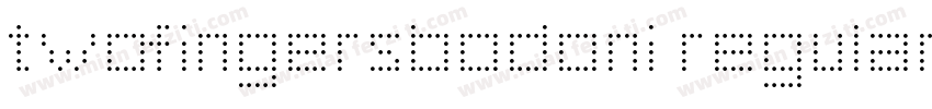 twofingersbodoni regular字体转换